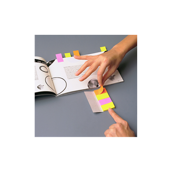 POST-IT Index 2 x 3,8 cm Kleurenassortiment 50 Strips (670/4N)