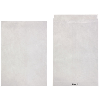 Tyvek Enveloppen Zonder Venster B4 250 (B) x 353 (H) mm Kleefstrip Wit 54 g/m² 100 Stuks (100088)