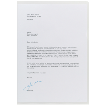 Hetzel L-map A4 Transparant PP (Polypropeen) 90 micron 50 Stuks (721012)