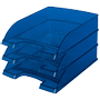 LEITZ Plus Brievenbakje PS (Polystyreen) Stapelbaar A4 Blauw (52260039)