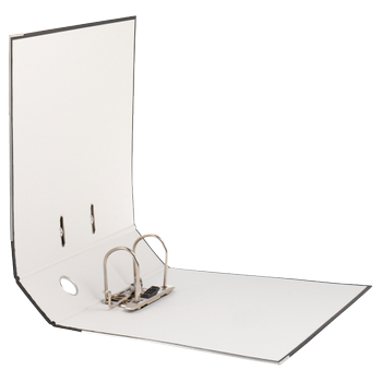 VIKING Breed Classeur A4 75 mm Zwart 2 Ringen Karton, PP (Polypropeen) Mat Staand (3936006)