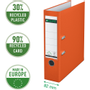 LEITZ 180° Breed Classeur A4 82 mm Oranje 2 Ringen 1010 PP (Polypropeen) Glad Staand (10105045)