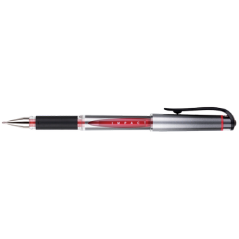 UNI-BALL Gel Impact UM-153S Niet-intrekbaar Gelpen Rood 0,6 mm Extra breed Rollerball Navulbaar (146821)