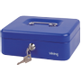 VIKING Geldkist Sleutel 3 204 x 150 x 74 mm Blauw