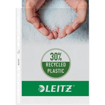 LEITZ Showtassen A4 Generfd Transparant 90 micron PP (Polypropeen) Boven 11 Gaten 4790 100 Stuks (47900000)