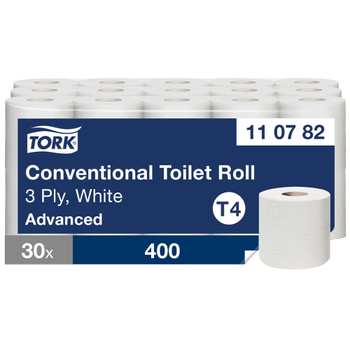 Tork Advanced Toiletpapier T4 3-laags 110782 30 Rollen à 250 Vellen (110782)