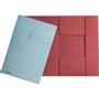 LEITZ 3 flappen Folio Rood Karton 23,5 x 35 cm 50 Stuks (1032315)