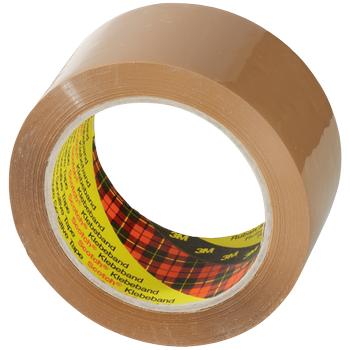 SCOTCH Geluidsarme Verpakkingstape 3707 50 mm x 66 m Bruin (KT000000028)