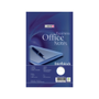 Landré Office Schrijfblok A5 Gelinieerd Gelijmd Karton Blauw Niet geperforeerd 100 Pagina's
