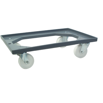 VISO Trolley Inklapbare handgreep E 8888 PVC 42 x 62 x 16 cm Grijs (E8888)