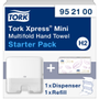 Tork Xpress H2 Handdoekdispenser Kunststof Afsluitbaar Manueel Wit