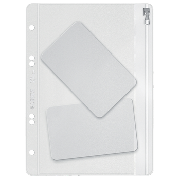 LEITZ Map 4040 A5 Ritssluiting PVC (Polyvinylchloride) 6 15,5 (B) x 21 (D) x 21 (H) cm Transparant (40450000)