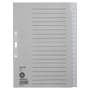LEITZ Blanco Tabbladen A4+ Grijs 20 tabs Karton 3 Gaten 1220