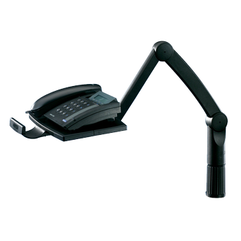 Hansa 5020004 telefoonarm zwart plastic/ metaal 26 x 18,5 x 49 cm (5020004)