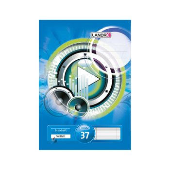 Landré A4 80 g/m² 16 vellen gelinieerd 4 gaats (100050045)