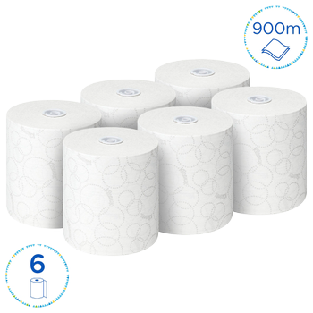 KLEENEX Ultra Papieren handdoeken Rol Wit 2-laags 150 m 6780 6 Rollen (6780)