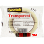 SCOTCH Plakband Crystal Clear 550 Transparant 19 mm (B) x 66 m (L) PP (Polypropeen)  8 Rollen (7100194347)