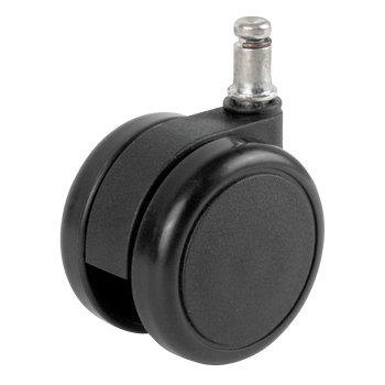 REALSPACE Wielen voor harde vloeren Zwart 5 Stuks (4877298)