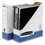 BANKERS BOX System Tijdschriftencassette A4 Blauw, wit 10 stuks 316 x 81 x 263 mm