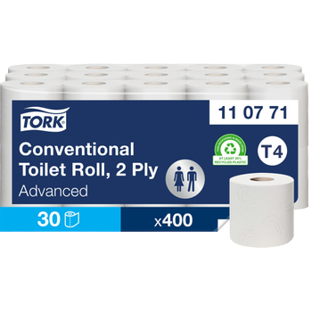 Tork Advanced Toiletpapier T4 2-laags 110771 30 Rollen à 400 Vellen (110771)