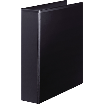 UNBRANDED 60 mm Ringband PP (Polypropeen) A4 4 Ringen Zwart Presentaties (51845NE)