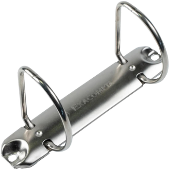 UNBRANDED 40 mm Presentatieringband PP (Polypropeen) A4 2 Ringen Wit (51823E)