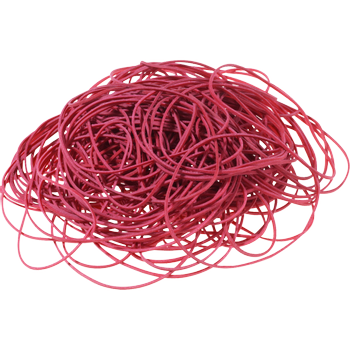 VIKING elastieken 120 x 1,5 mm Ø 80 mm rood 500 g (5197498)