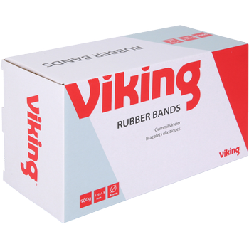 VIKING elastieken 120 x 1,5 mm Ø 80 mm rood 500 g (5197498)
