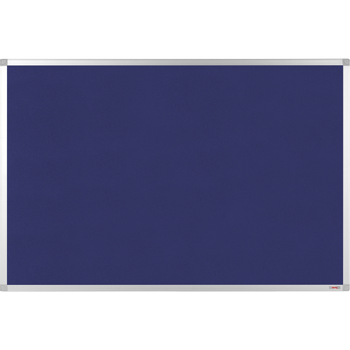VIKING Vilt Prikbord Niet magnetisch Wandmontage 60 (B) x 0,81 (D) x 45 (H) cm Aluminium Blauw (5372685)