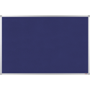 VIKING Vilt Prikbord Niet magnetisch Wandmontage 60 (B) x 0,81 (D) x 45 (H) cm Aluminium Blauw
