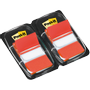 POST-IT Indexen 25,4 x 43,2 mm Rood 50 x 2 Stuks (70005076784)