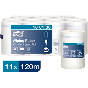 Tork Advanced Vulling M1 1-laags 100130 11 Rollen à 214 Vellen (100130)