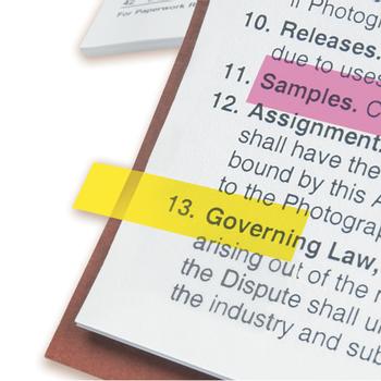 POST-IT Indexen Rechthoekig 1,19 x 4,32 cm Blanco Kleurenassortiment 683HF5 20 5 Stuks à 20 Strips (70005046563)