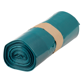 VIKING Vuilniszakken 180 L Trekbandsluiting Blauw LDPE (Lagedichtheidpolyetheen) 60 micron 5 Rollen à 10 Stuks (5335209)