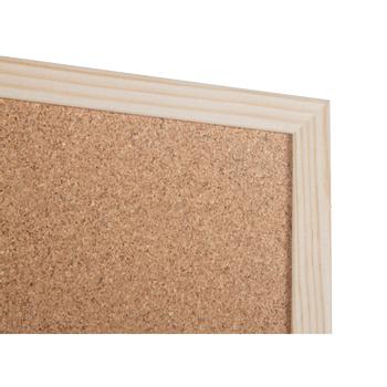 VIKING Kurk Prikbord Niet magnetisch 120 (B) x 1,4 (D) x 90 (H) cm Hout Bruin (5373657)