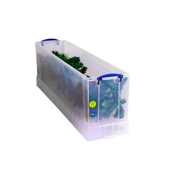 Really Useful Box Kunststof Archiefdoos 77 l Transparant 27 x 35,5 x 120,1 cm (77L3544)