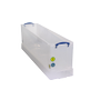 Really Useful Box Kunststof Archiefdoos 77 l Transparant 27 x 35,5 x 120,1 cm (77L3544)