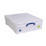 Really Useful Box Kunststof Opbergbox 70 l Transparant 62 x 22,5 x 81 cm (70CCB)