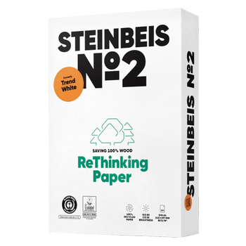 STEINBEIS Trend No. 2 A4 Kopieerpapier 100% Recycled 80 g/m² Mat Wit 500 Vellen (K1507201080A)