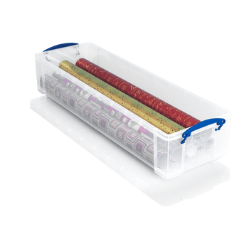 Really Useful Box Kunststof Archiefdoos 22 l Transparant 82 x 25,5 x 15,5 cm (UB22C2D)