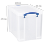 Really Useful Box Kunststof Archiefdoos 24 l Transparant 27 x 29 x 46,5 cm (24C)
