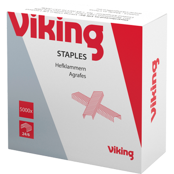 VIKING Nietjes 24/6 5619492 Draad Zilver 5000 Nietjes (5619492)