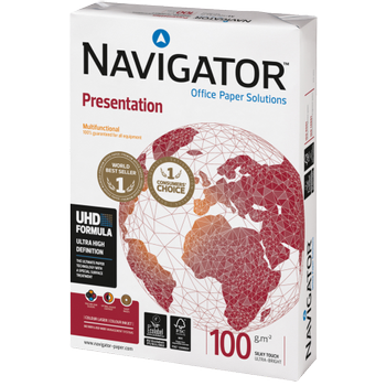 Navigator Presentation A4 Kopieerpapier 100 g/m² Mat Wit 500 Vellen (NPR1000080)