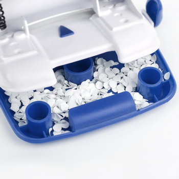 Sax Century 2 Gaten Perforator Metaal 25 Vellen 418 Blauw (0-418-14)