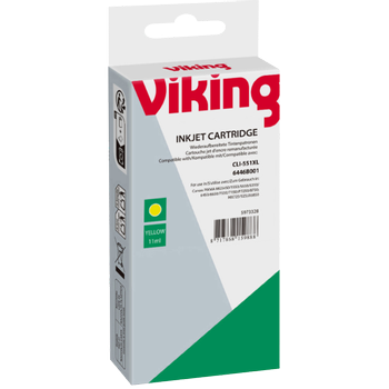 VIKING CLI-551Y XL compatibele Canon inktcartridge geel (5973328)