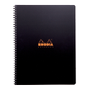 RHODIA Active A4+ Spiraalschrift Zwart PP kaft Geruit 80 vellen