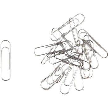 VIKING Paperclips Rond 30 mm Zilver Metaal, zink 100 Stuks (6041452)