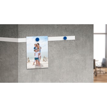 Maul Magneetband Zelfklevend Wit 6212002 3,5 x 0,1 cm (6212002)