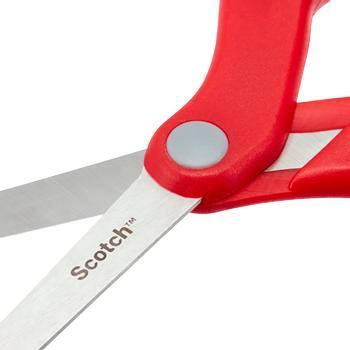 SCOTCH Comfort Geschikt voor linkshandigen Schaar 200 mm RVS (Roestvrij staal) Rood (1428)