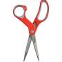 SCOTCH Comfort Geschikt voor linkshandigen Schaar 200 mm RVS (Roestvrij staal) Rood (1428)
